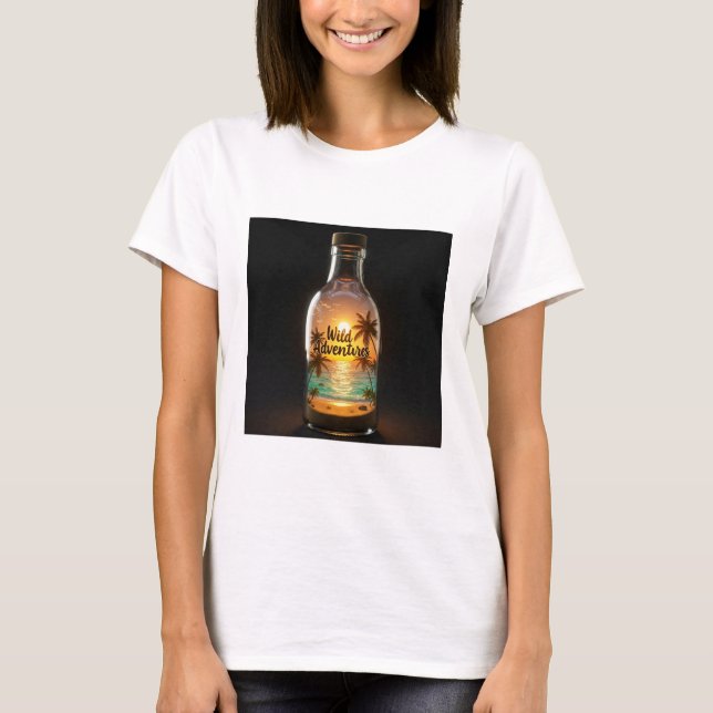 Design de camiseta de aventura selvagem (Frente)