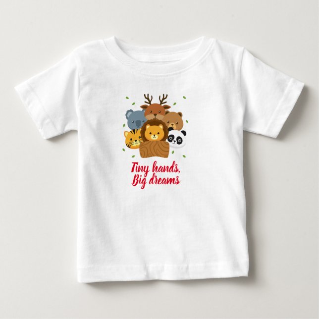 Design de camiseta de bebê de animal bonito (Frente)
