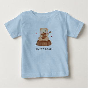 Design de camiseta de bebê fofo