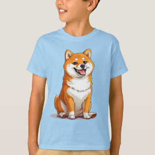 🐕✨ Design de camiseta de cachorro Shiba Inu fofo 