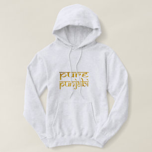 Design de camiseta de capuz punjabi pura