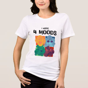 Design de Camiseta de Cartoon em Monstro Colorido