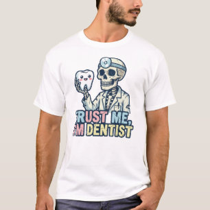 Design de Camiseta de Dentista Engraçado