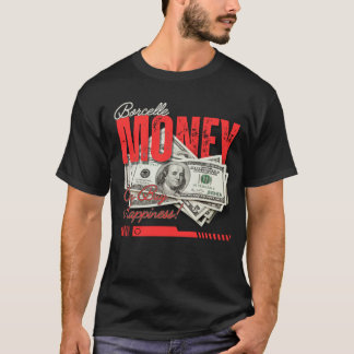design de camiseta de dinheiro