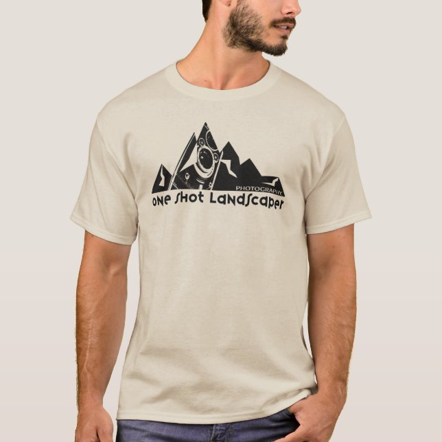 Design de Camiseta de Fotografia One Shot Landscap (Frente)