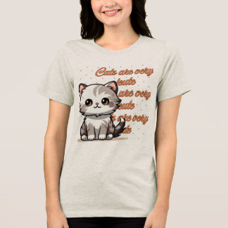Design de camiseta de gato fofo Gif de amante de g