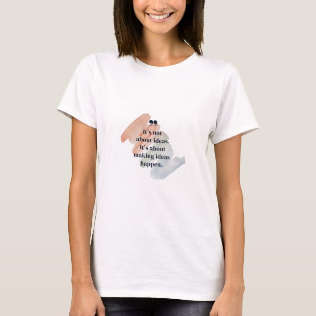 Design de camiseta de ideias (Frente)