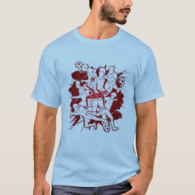 Design de camiseta de jogo de futebol (Frente)