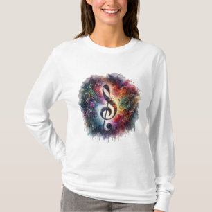 Design de Camiseta de Melodias Harmoniosas