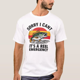 Design de camiseta de pesca autêntica