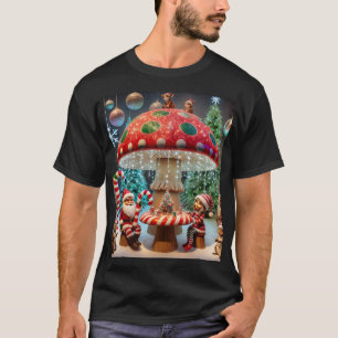 Design de Camiseta de Salão de Natal Whimsical