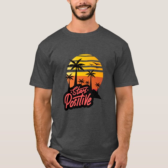 Design de Camiseta de Texto Inspiracional "Permane (Frente)