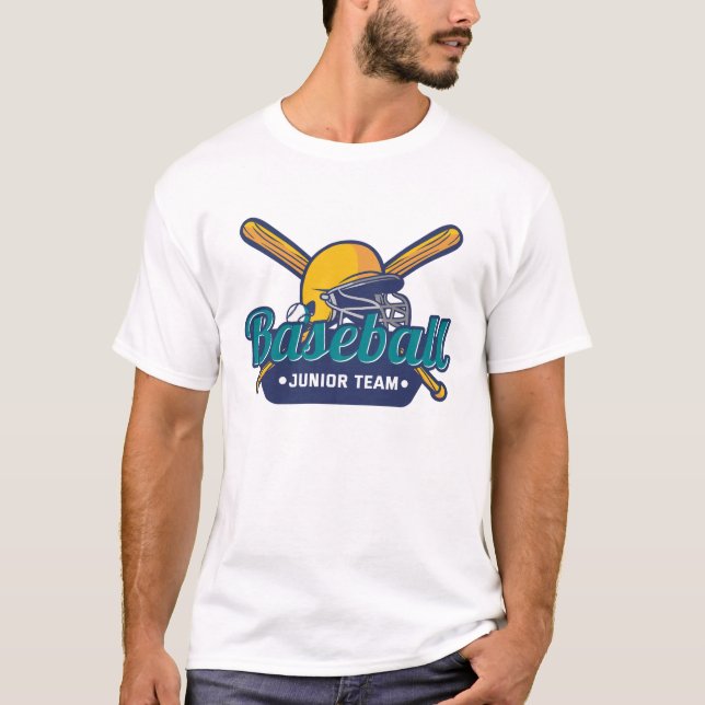 Design de camiseta desportiva de baseball (Frente)