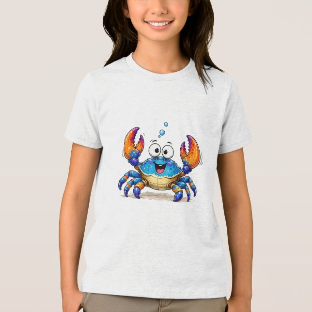 Design de Camiseta Divertida do Oceano (Frente)
