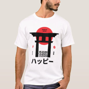 design de camiseta do Japão