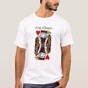 Design de Camiseta do Rei dos Corações