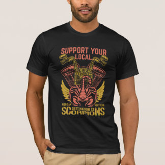 Design de camiseta do Scorpions Motorcycle Club