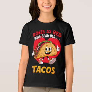 Design de camiseta engraçada de taco para amantes