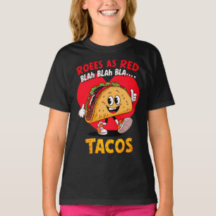 Design de camiseta engraçada de taco para amantes