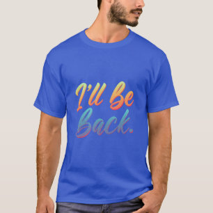 design de camiseta "Eu Voltarei"