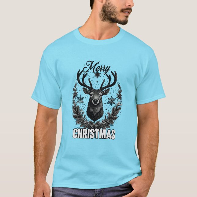 Design de camiseta Feliz de Natal (Frente)