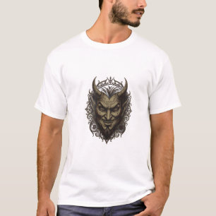 Design de Camiseta Gótica Chifres do Diabo
