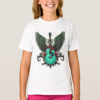 Design de camiseta impressão de guiter