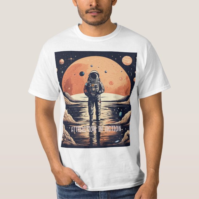 Design de camiseta inspirada na gravidade (Frente)