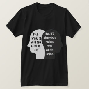 design de camiseta Light and Shadow Self