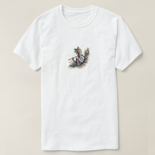 Design de camiseta Lord Krishna para homens (Frente do Design)