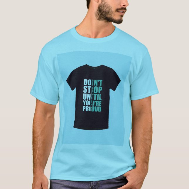 Design de Camiseta Moderna com Tipografia (Frente)