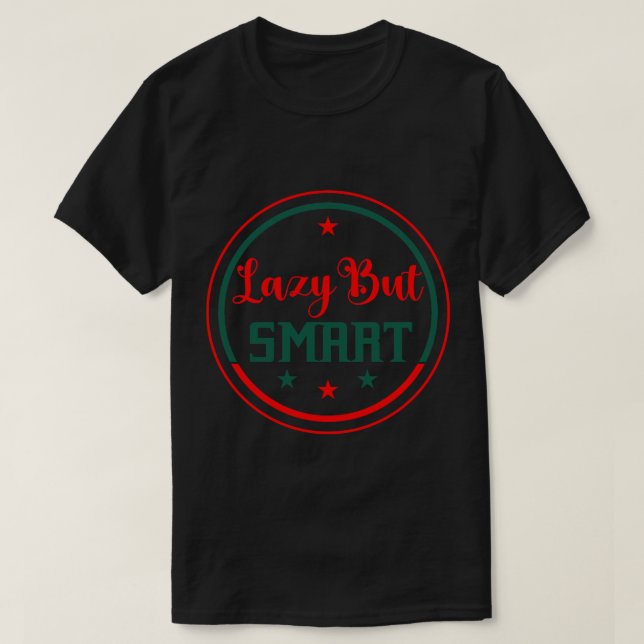 Design de camiseta motivacional engraçado e inteli (Frente do Design)