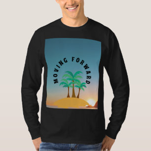 design de camiseta Moving Forward
