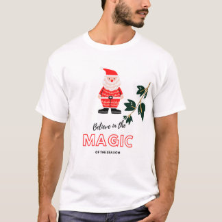 Design de camiseta natalícia para o homem