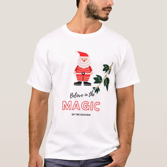 Design de camiseta natalícia para o homem (Frente)
