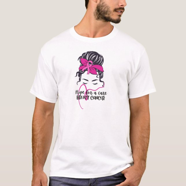 Design de camiseta para assistência a canceres (Frente)