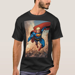 design de camiseta por Donald Trump, Super Herói