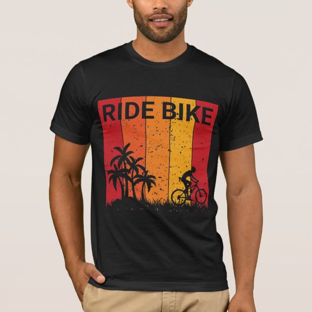 Design de camiseta Ride Bike (Frente)