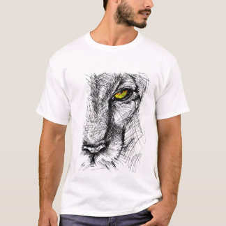 Design de camiseta "Rosto de Tigre Feroz"