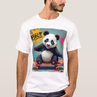 Design de Camiseta Urbana Panda