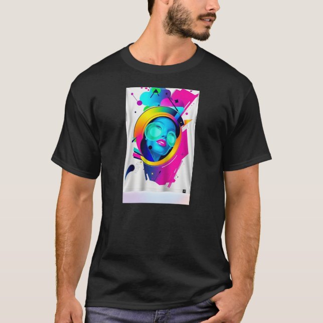 design de camiseta vibrante (Frente)