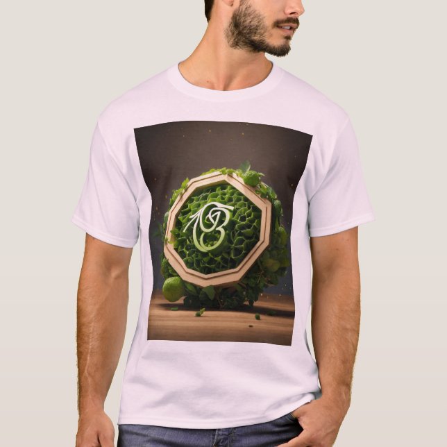 Design de camisetas de hexágono (Frente)