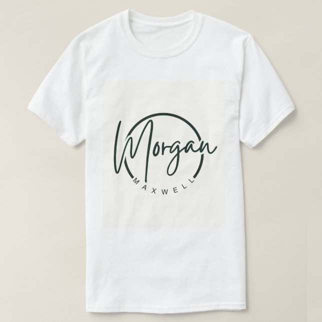 Design de camisetaUma camiseta clássica e confortá (Frente do Design)