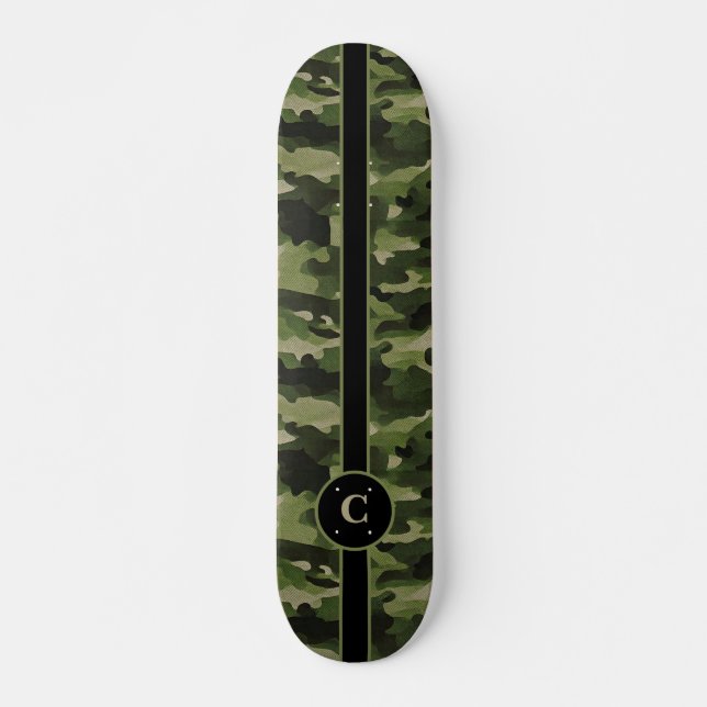 Design de Camuflagem Único de Skate para Aventura  (Frente)