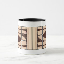 design de caneca abstrata