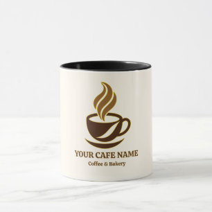 Design de Caneca de Café de Abertura de Café Editá