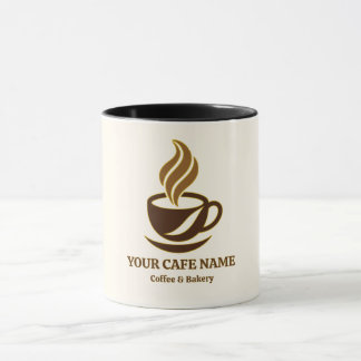 Design de Caneca de Café de Abertura de Café Editá