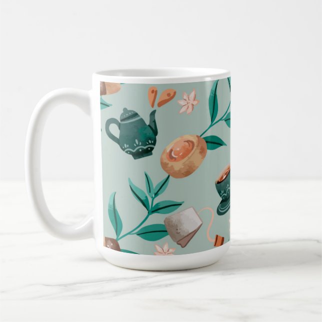 design de caneca de café de duas cores (Esquerda)
