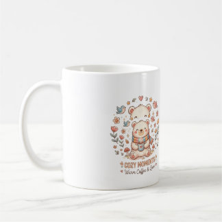 Design de Caneca de Café Momentos Aconchegantes do