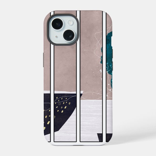 design de capa abstrata para iphone 15 (Verso)